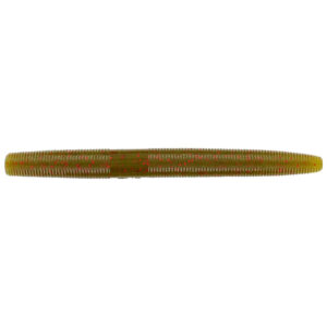 Yamamoto Baits Senko Fishing Lure - Light Green Pumpkin with Small Red Flakes
