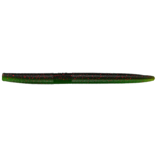 Yamamoto Baits Senko Fishing Lure, 7" - Green Pumpkin with Small Red Flakes (042J Laminate) 1 Yamamoto Baits Senko Fishing Lure - Green Pumpkin with Small Red Flakes (042J Laminate)