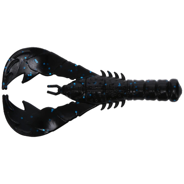 Yamamoto Baits Yamacraw Jig Lure, 4" - Black with Large Blue Flakes 1 Yamamoto Baits Yamacraw Jig Lure - Black with Large Blue Flakes