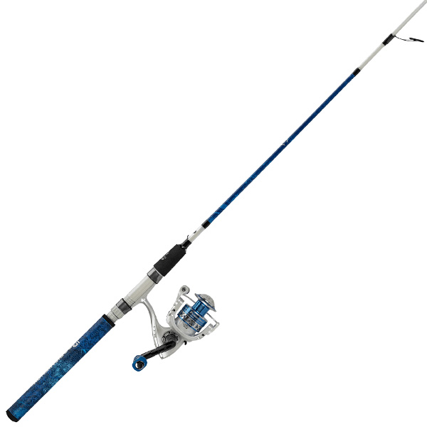 ProFISHiency Spinning Combo, 6'8" - RealTree Wave True Blue Camo 1 ProFISHiency Spinning Combo - RealTree Wave True Blue Camo