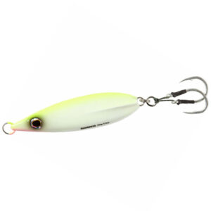 Shimano Butterfly Flat-Fall Jig Lure - Chartreuse/White