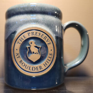 Preserve Deneen Pottery Camper Mug - Light Teal w/ White