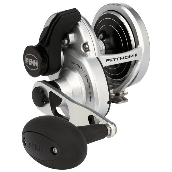 Penn Fathom II Lever Drag Conventional Reel, FTHII25NLD 1 Penn Fathom II Lever Drag Conventional Fishing Reel, FTHII25NLD