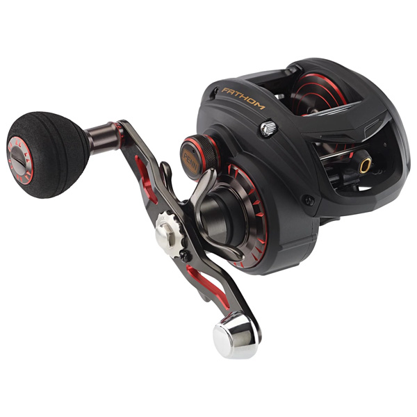 Penn Fathom Baitcasting Reel, FTH400LPHS 1 Penn Fathom Baitcasting Fishing Reel, FTH400LPHS