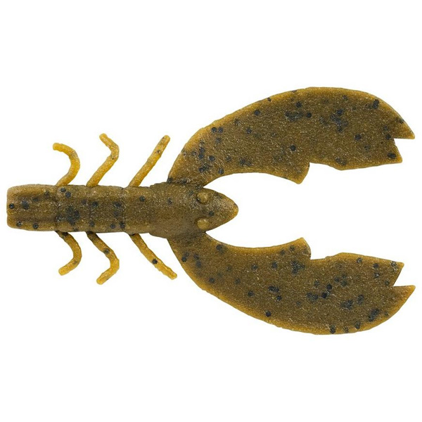 Berkley PowerBait MaxScent Chigger Craw Fishing Lures, 4" - Green Pumpkin 1 Berkley PowerBait MaxScent Chigger Craw Fishing Lures - Green Pumpkin