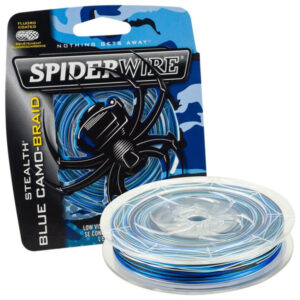 SpiderWire Stealth Blue Camo-Braid Fishing Line