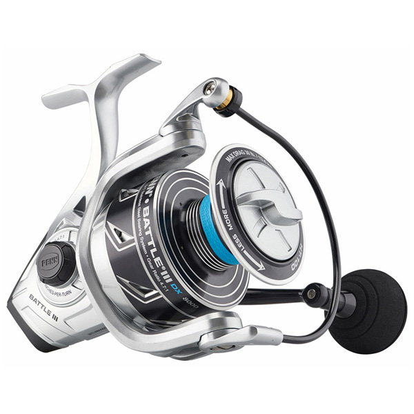 Penn Battle III DX Spinning Reel, BTLIII8000DX 1 Penn Battle III DX Spinning Reel, BTLIII8000DX