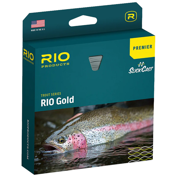 RIO Premier Gold Fly Fishing Line, 2wt - Moss/Gold 1 RIO Gold Fly Fishing Line