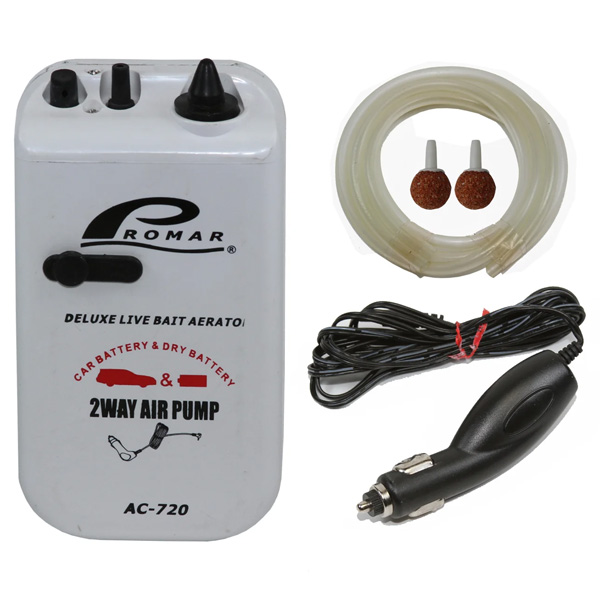 Promar 2 Speed Deluxe Live Bait Aerator 1 Promar 2 Speed Deluxe Live Bait Aerator