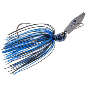 Z-Man ChatterBait JackHammer Jig Lure - Black/Blue