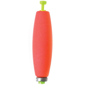 Eagle Claw Weighted Foam Cigar Snap-On Floats - Red