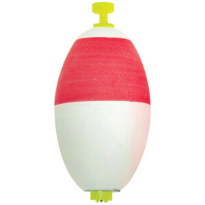 Eagle Claw Weighted Foam Oval Floats - Red/White