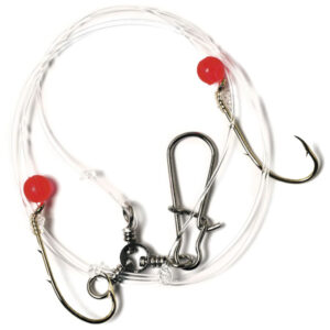 Eagle Claw Lazer Sharp Lazer Porgy Double Hook Rig, 4