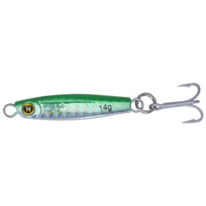 Hogy Lure Company 1.5" (.5oz) Heavy Minnow Jig VMC Treble Fishing Lure - Green