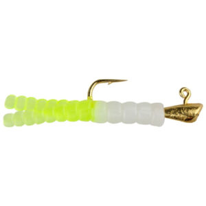 Trout Magnet Fishing Lure and Hook Pack, 9pc - White/Chartreuse