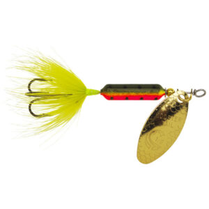 Yakima Bait Original Rooster Tail Treble Fishing Lure - Fire Tiger