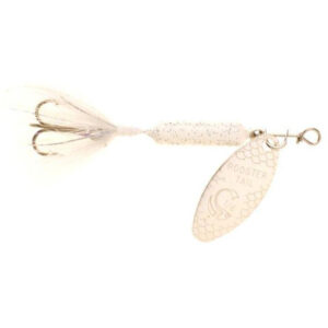 Yakima Bait UV Rooster Tail Treble Fishing Lure - Tinsel Shad