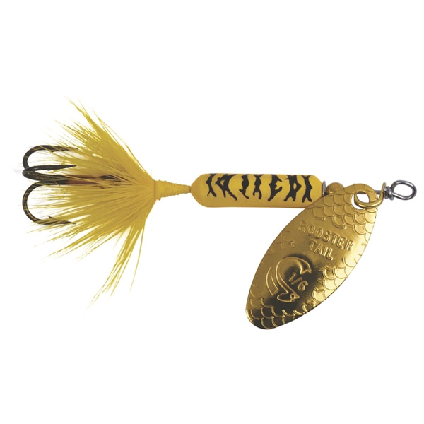 Yakima Bait Original Rooster Tail Treble Fishing Lure, 1/8oz - Yellowjacket 1 Yakima Bait Original Rooster Tail Treble Fishing Lure - Yellowjacket