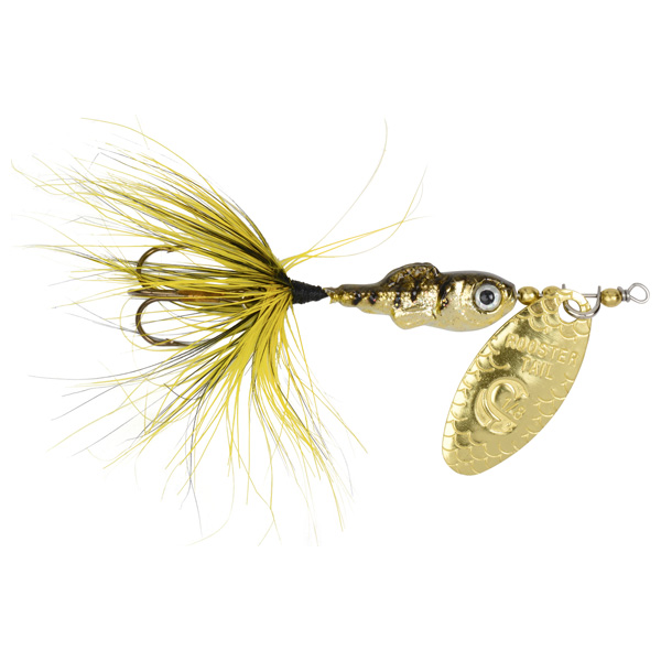 Yakima Bait Rooster Tail Minnow Treble Fishing Lure, 1/8oz - Perch 1 Yakima Bait Rooster Tail Minnow Treble Fishing Lure - Perch