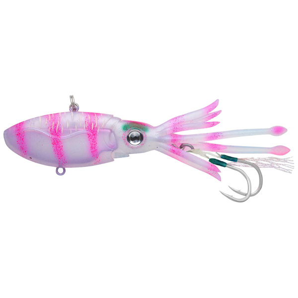 Nomad Tackle Squidtrex 110 Vibe Fishing Lure, 4.33" - Pink Tiger 1 Nomad Tackle Squidtrex Vibe Fishing Lure - Pink Tiger