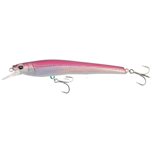 Nomad Tackle Shikari 95 Slow Float 3.75" - Pink Chrome 1 Nomad Tackle Shikari Slow Float Fishing Lure - Pink Chrome