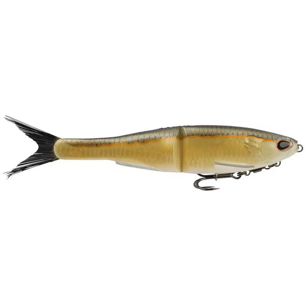 Berkley PowerBait Nessie Soft Glide Bait Fishing Lure, 7" - Gold Shad 1 Berkley PowerBait Nessie Fishing Lure - Gold Shad
