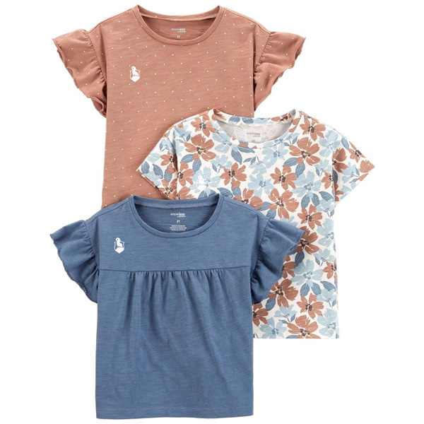 Preserve Simple Joys by Carter's Girl's Short Sleeve Shirt - Various Colors 1 Preserve Simple Joys by Carter's Girl's Short Sleeve Shirt - Various Colors
