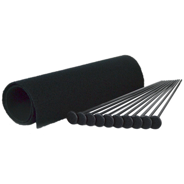 Gun Storage Solutions Rifle Rods Gun Rack System, 10pk - Black 1 Gun Storage Solutions Rifle Rods Gun Rack System, 10pk - Black