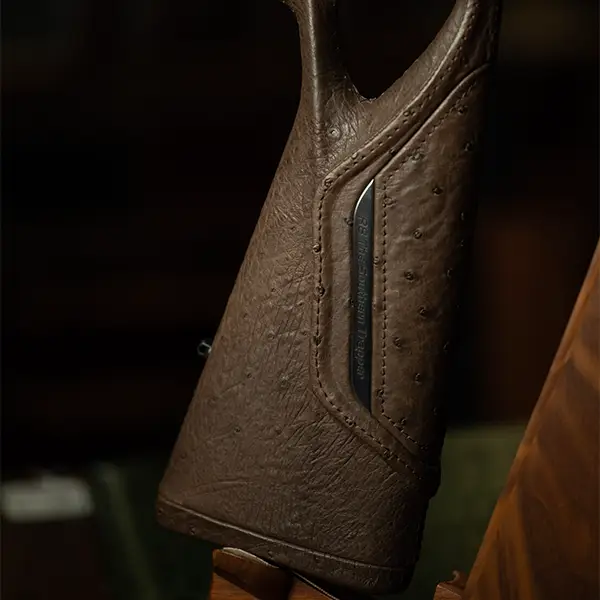 Blaser R8 Southern Trapper Brown Ostrich Skin 1 of 6 300 Win Mag 24.5" 4 Blaser R8 Southern Trapper Brown Ostrich Skin 1 of 6 300 Win Mag 24.5" - Image 4