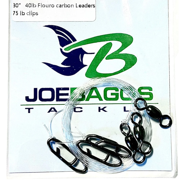Joebaggs Striper Fluorocarbon Leaders, 30lb 1 Joebaggs Striper Fluorocarbon Leaders