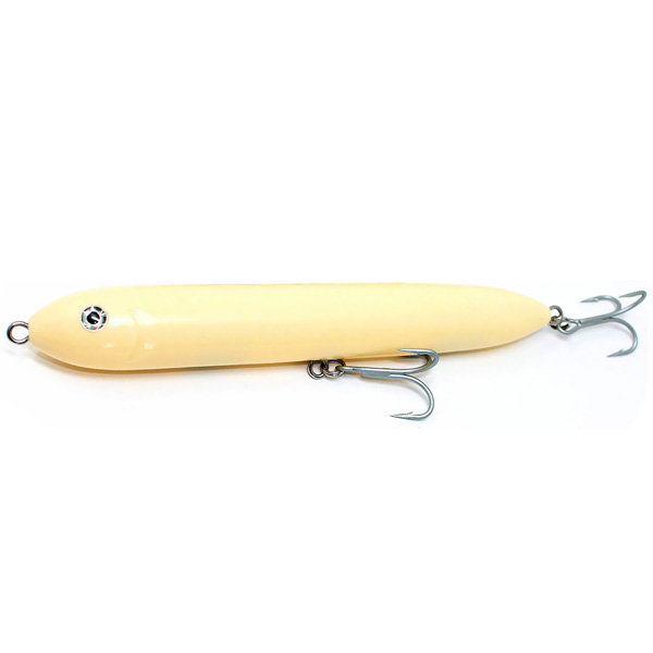 Drifter Tackle Musky Mania Doc Topwater Fishing Lure - Bone 1 Drifter Lil' Doc Topwater Fishing Lure - Bone
