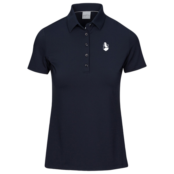 Preserve Dunning Women's Player Jersey Performance Polo Shirt - Navy Halo 1 Preserve Dunning Women's Player Jersey Performance Polo Shirt - Navy Halo