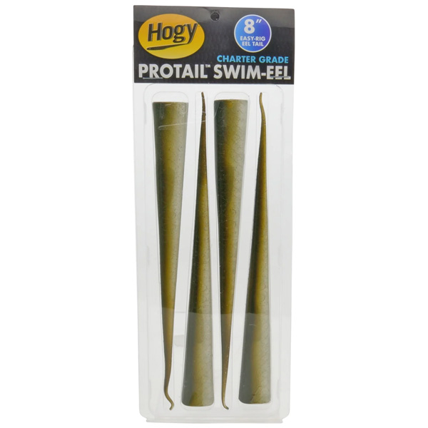 Hogy Lure Company Protail Swim Eel Fishing Lures - Olive 1 Hogy Lure Company Protail Swim Eel Fishing Lures - Olive