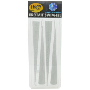 Hogy Lure Company Protail Swim Eel Fishing Lures - Ghost