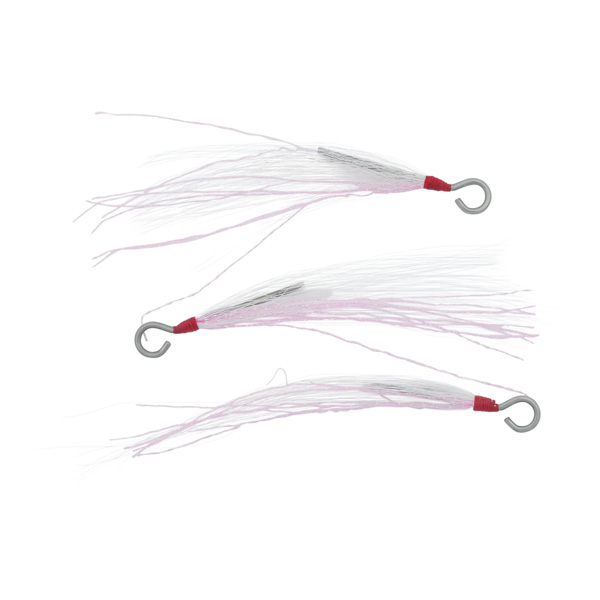 Hogy Lure Company Plug Flag Bucktail Teaser Fishing Lures, Large - White 1 Hogy Lure Company Plug Flag Bucktail Teaser Fishing Lures, Large - White