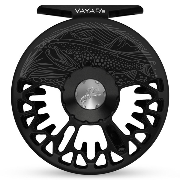 Abel VAYA 5/6 On the Hunt Fly Fishing Reel - Black 1 Abel VAYA 5/6 On the Hunt Fly Fishing Reel - Black