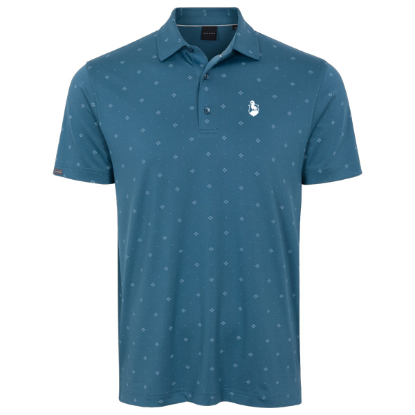 Preserve Dunning Dunbar Jersey Performance Polo Shirt - London Blue 1 Preserve Dunning Dunbar Jersey Performance Polo Shirt - London Blue