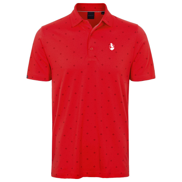 Preserve Dunning Dunbar Jersey Performance Polo Shirt - Rhubarb 1 Preserve Dunning Dunbar Jersey Performance Polo Shirt - Rhubarb