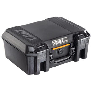 Pelican V300PF5 Vault Universal 5-Pistol Case - Black (Closed)