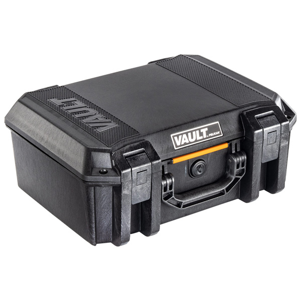 Pelican V300PF5 Vault Universal 5-Pistol Case - Black 1 Pelican V300PF5 Vault Universal 5-Pistol Case - Black (Closed)