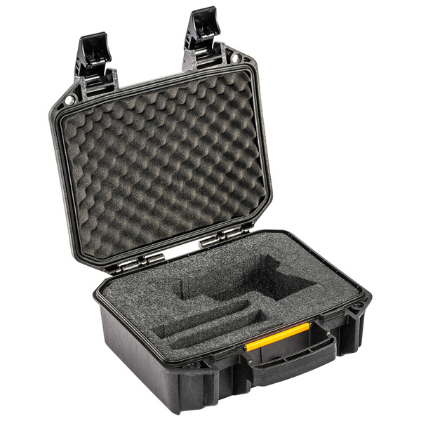 Pelican V100PF1 Vault Universal Pistol Case 2 Pelican V100PF1 Vault Universal Pistol Case (Open)