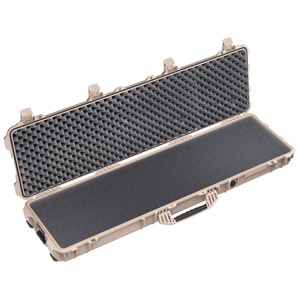 Pelican 1750 Rifle/Gun Protector Long Case - Desert Tan 2 Pelican 1750 Rifle/Gun Protector Long Case - Desert Tan (Open)