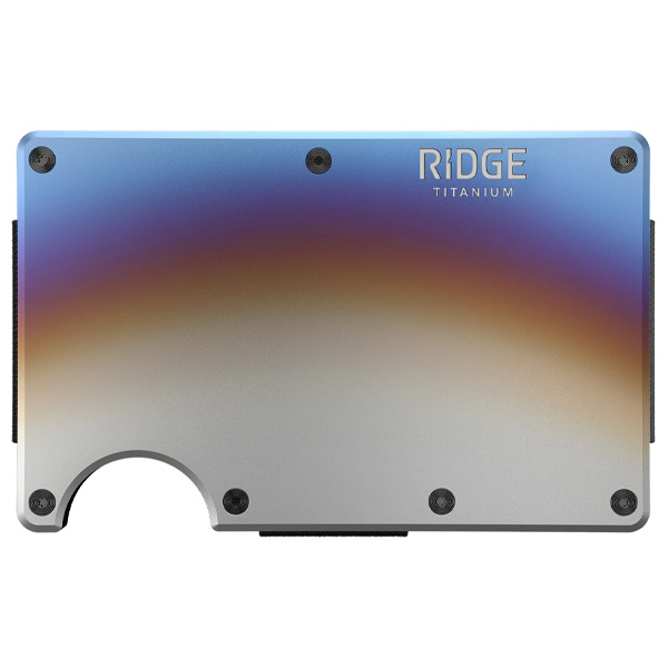 Ridge Wallet with Money Clip - Burnt Titanium 1 Ridge Wallet - Burnt Titanium