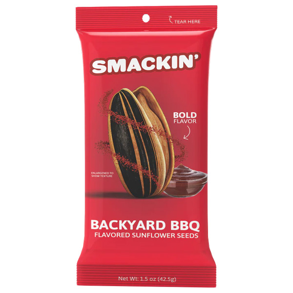 Smackin' Backyard BBQ Sunflower Seeds, 1.5oz 1 Smackin' Backyard BBQ Sunflower Seeds, 1.5oz