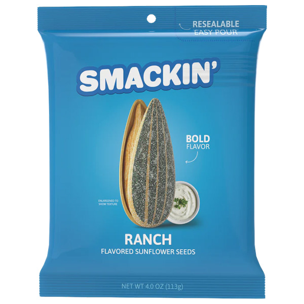 Smackin' Ranch Sunflower Seeds, 4oz 1 Smackin' Ranch Sunflower Seeds, 4oz