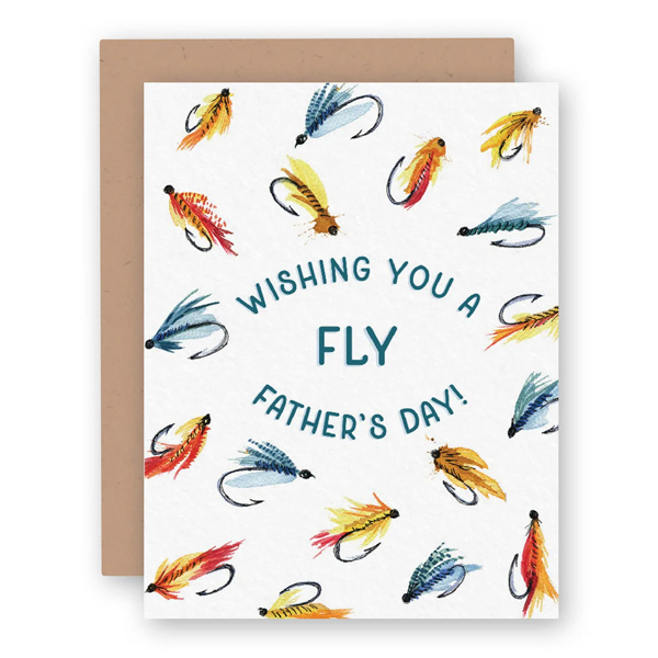 Watercolor Wednesday Fly Fishing Father's Day Card 1 Watercolor Wednesday Fly Fishing Father's Day Card