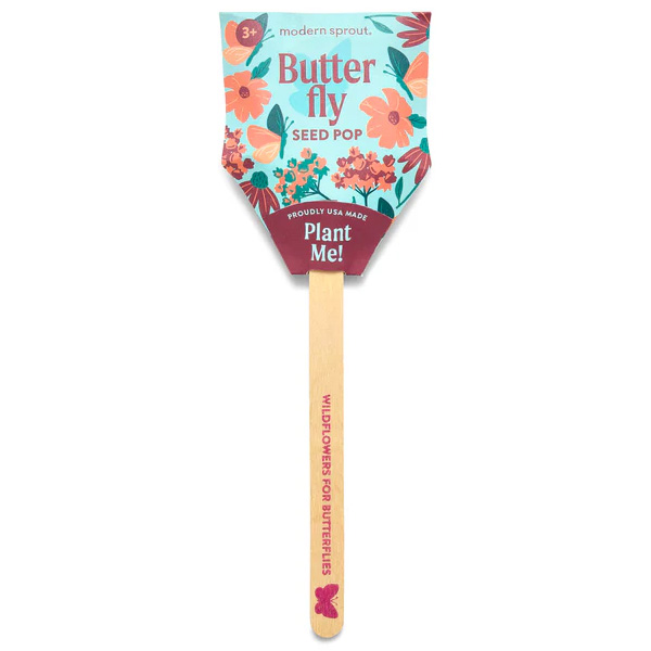 Modern Sprout Seed Pop, Pollinator - Butterfly 1 Modern Sprout Seed Pop, Pollinator - Butterfly