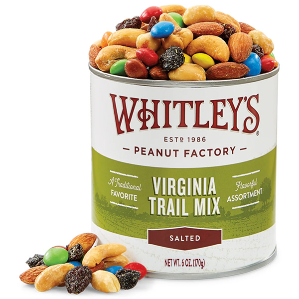 Whitley's Peanut Factory Virginia Trail Mix, 6oz 1 Whitley's Peanut Factory Virginia Trail Mix, 6oz