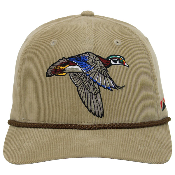 Paramount Outdoors Corduroy Wood Duck 6-Panel Performance Cap - Beige 1 Paramount Outdoors Corduroy Wood Duck 6-Panel Performance Cap - Beige