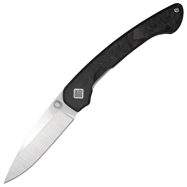 Ocaso Seaton Folding Knife, Mini - Marbled Carbon Fiber/Satin 1 Ocaso Seaton Folding Knife, Mini - Marbled Carbon Fiber/Satin